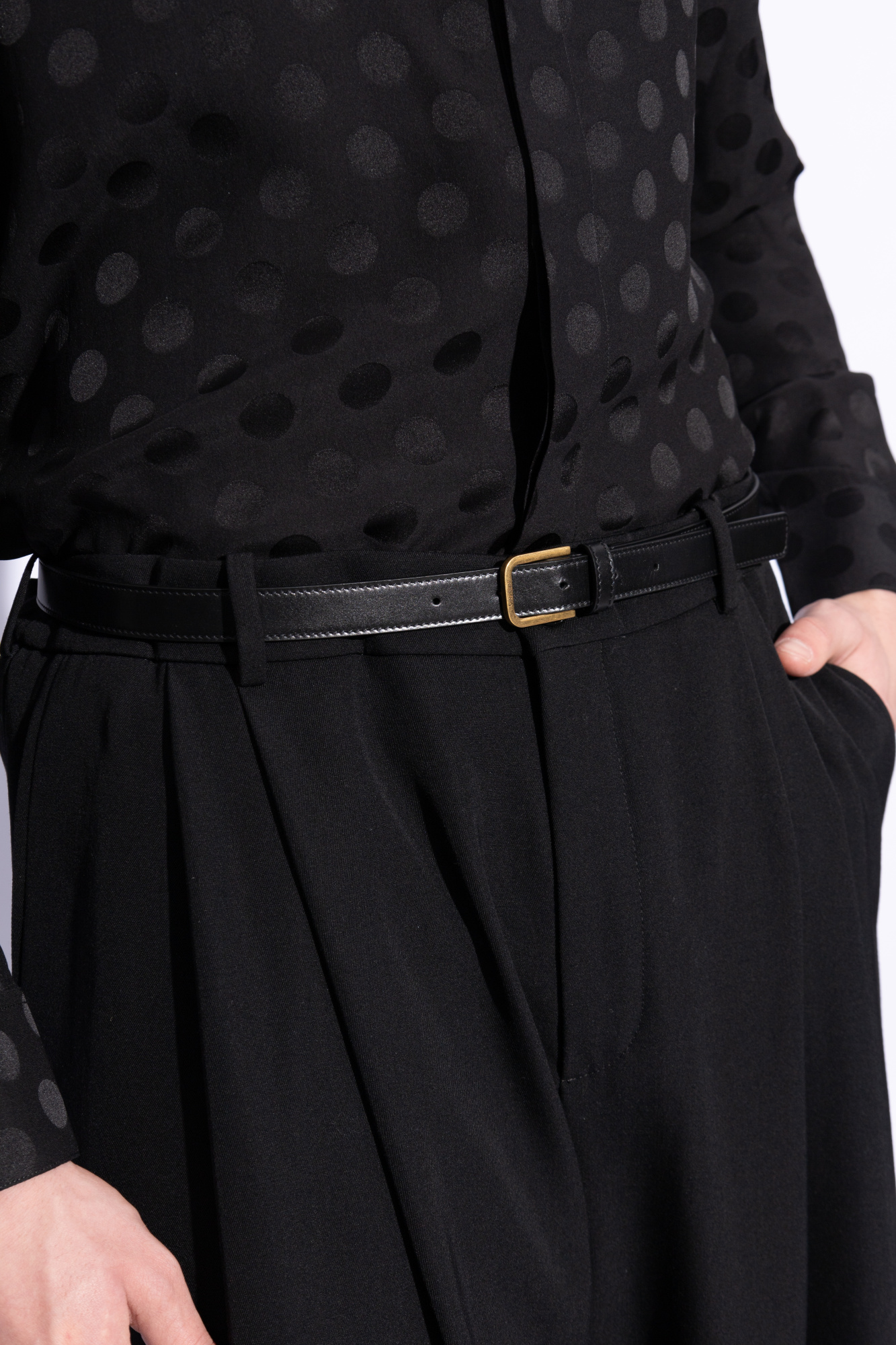 Saint Laurent - Woman - Black - Belt main image 1